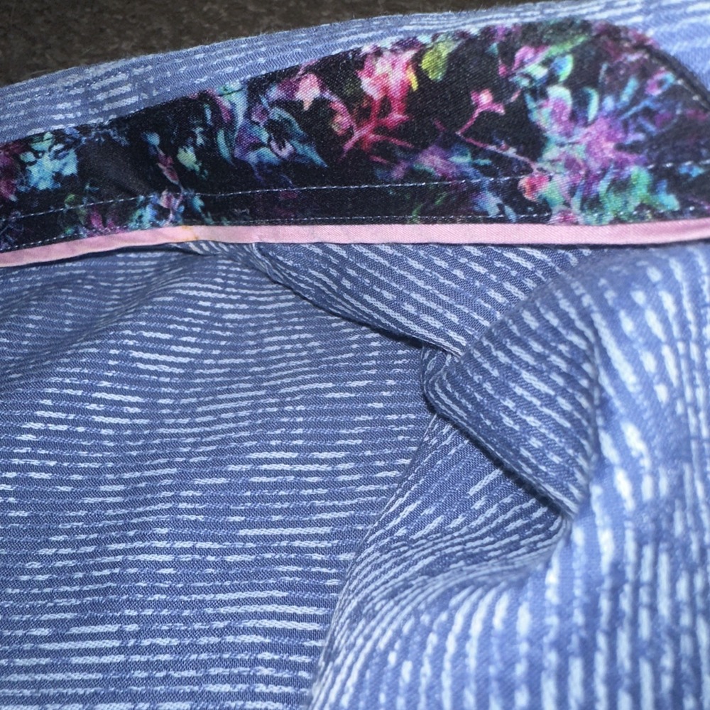 Eight X Men's Slim Fit Floral Paisley W/ Pink And Vibrant Floral Accent Sz XL - Picture 7 of 9